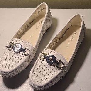 Women's Loafers- White - Ann Klein - Size 7.5